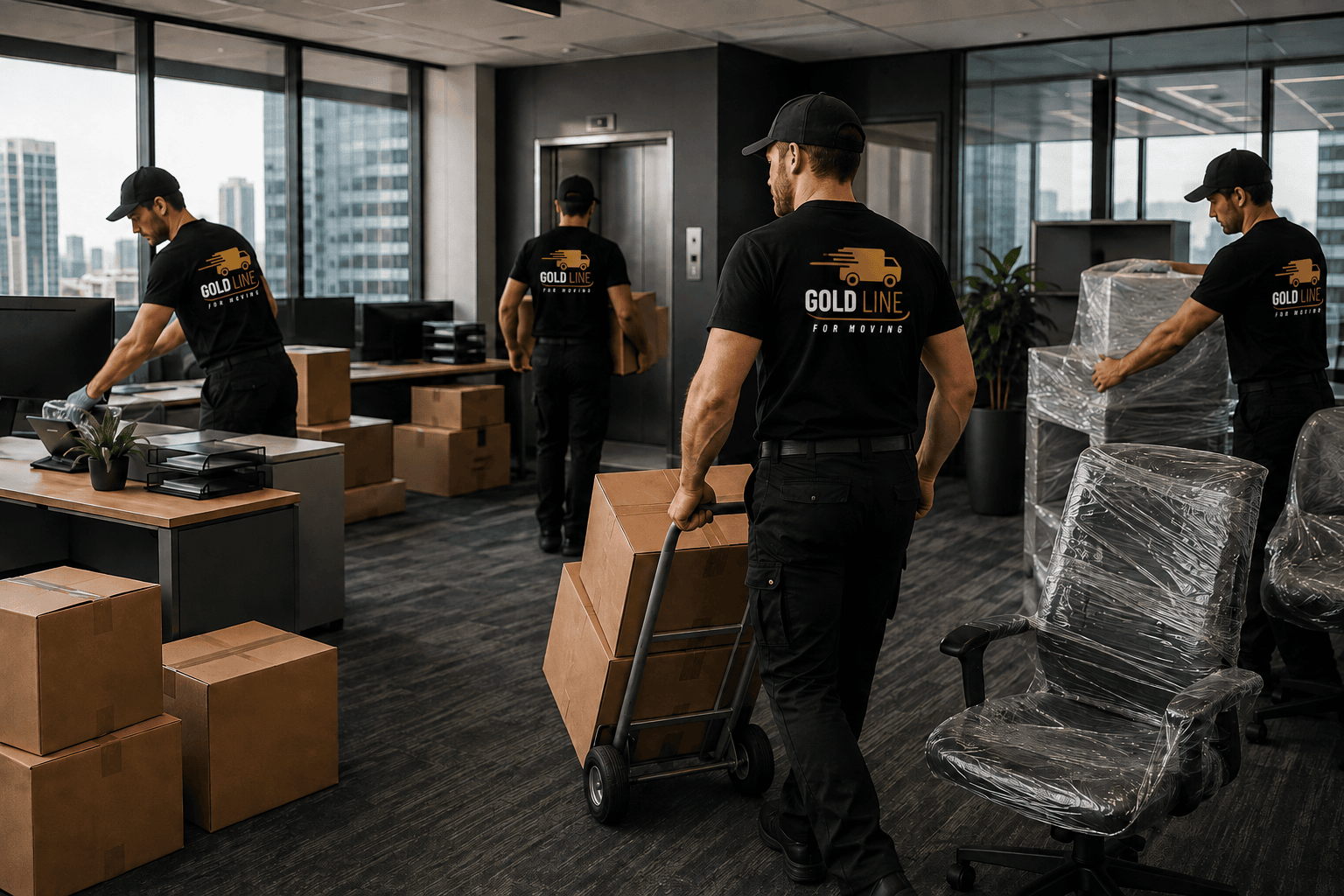 Commercial office movers near Canada